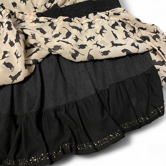 Ferragamo belted shirt with fun cat pattern - Picture 4 of 4